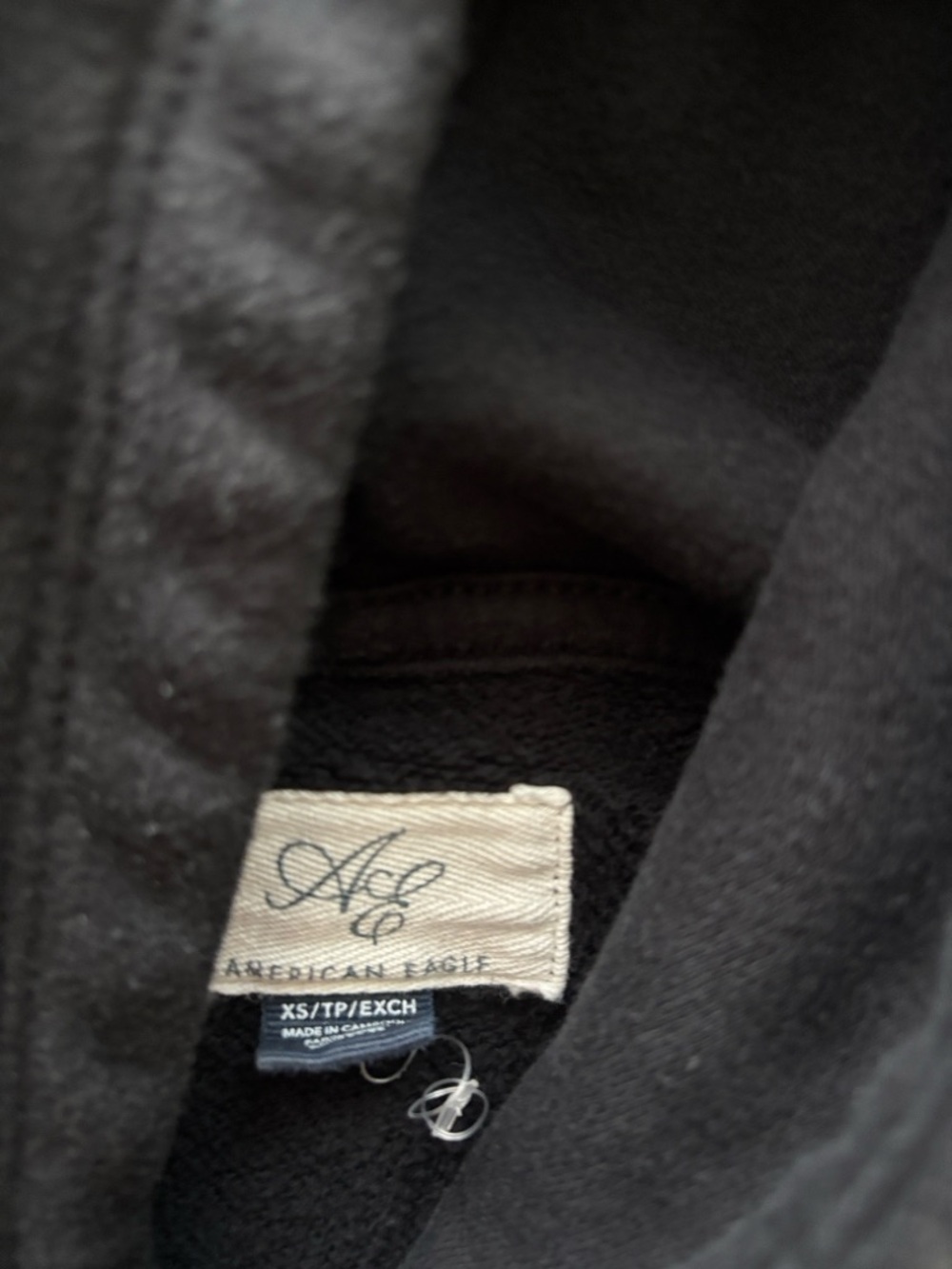 AE Everyday Luxe Hoodie Black - Picture 3 of 4